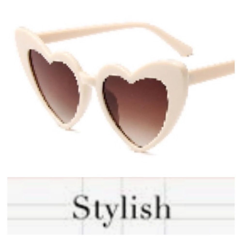 𝅺heart Sunglasses- Various Colors - Picture 2 of 5